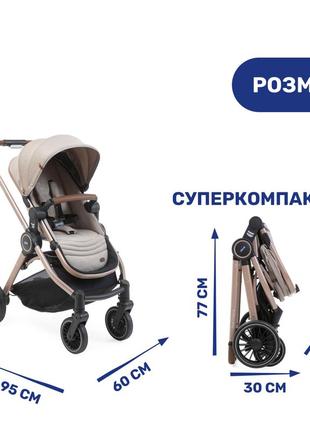 Дитяча коляска 2 в 1 chicco best friend pro light (вітрина)9 фото