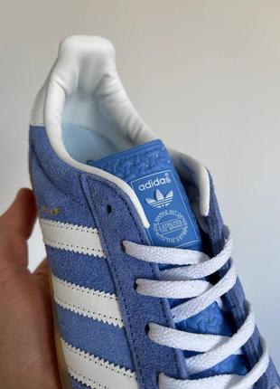 Женские кроссовки адидас газель adidas gazelle indior shoes blue hq87174 фото