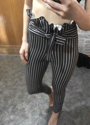 Новые брюки в полоску2 фото