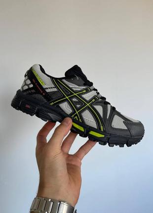 Мужские кроссовки asics gel-kahana 8 marathon running shoes/sneakers gray/black 1011b109-0267 фото