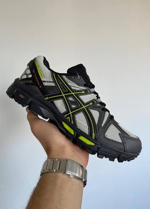 Мужские кроссовки asics gel-kahana 8 marathon running shoes/sneakers gray/black 1011b109-0261 фото