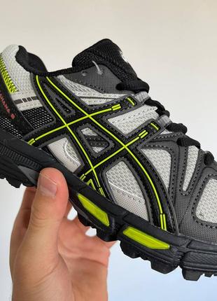 Мужские кроссовки asics gel-kahana 8 marathon running shoes/sneakers gray/black 1011b109-02610 фото