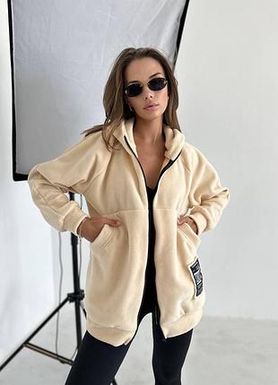 Кофта з капюшоном з флісу полор 3