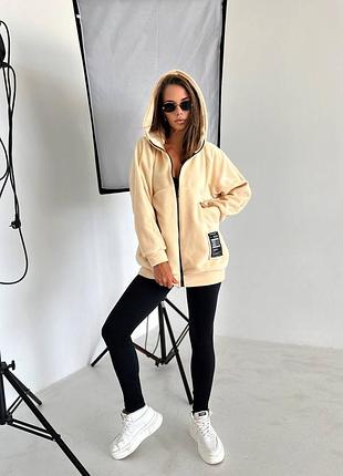 Кофта з капюшоном з флісу полор 8