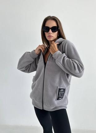 Кофта с капюшоном из флиса полор. 7