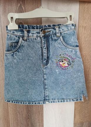 Юбка джинсовая