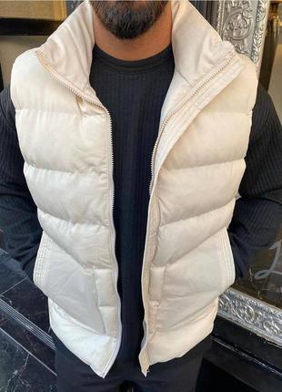 Жилетка безрукавка мужская на синтепоне осень