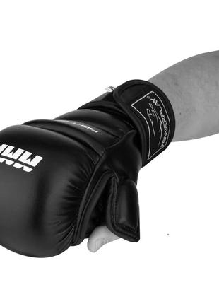 Перчатки для mma тренировочные спортивные перчатки для единоборств powerplay 3026 черные l ku-228 фото