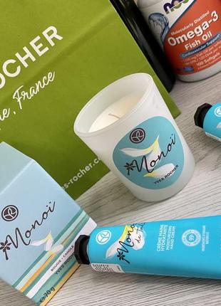 Паофомированная свеча от ив роте монои monoi yves rocher