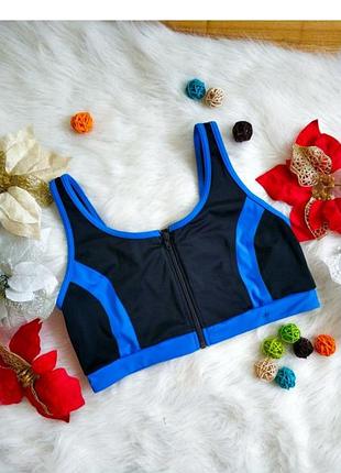 Спортивний топ без чашок на замок marks spencer