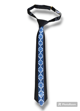 Краватка вишиванка дитяча. патріотична краватка1 фото