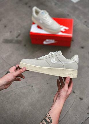 Nike air force 1 low stussy fossil