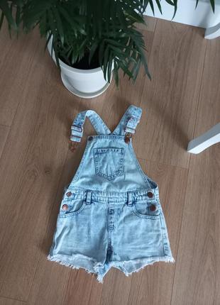 ❤джинсовий комбез на дівчинку  100-110💯 cotton