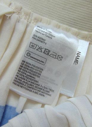 H&m. размер 6-8 лет. новая яркая юбка-плиссе для девочки7 фото
