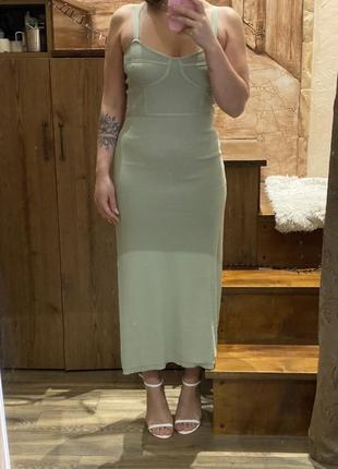 Сукня оливкова