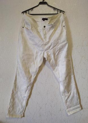 Білі джинси, принт "рептилія", 18 розмір2 фото