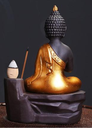 Підставка "рідкий дим" кераміка "амогхасіддхі будда" + 2 подарунка2 фото