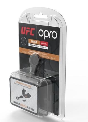 Капа для боксу захисна боксерський захист для єдиноборств opro bronze ufc дитяча  red (ufc.) ku-224 фото