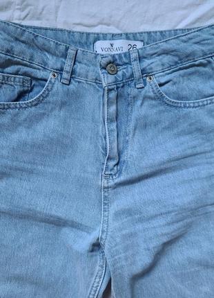 Голубые джинсы палаццо2 фото