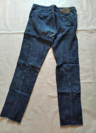 Брендовые зауженные укороченные джинсы слим скинни4 фото