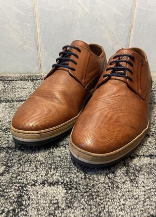 Кожаные туфли navyboot 40р