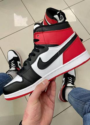 👟 nike air jordan 1 red / white 4