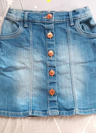 Юбка джинсовая