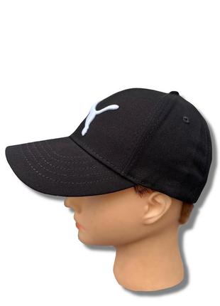 Бейсболка puma кепка черная унисекс универсальная лого вышитая puma5 фото