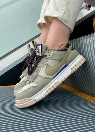 Женские кроссовки nike sb dunk low olive dark purple 37-38-39