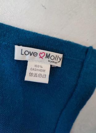 Кашемировое пончо шарф love molly6 фото