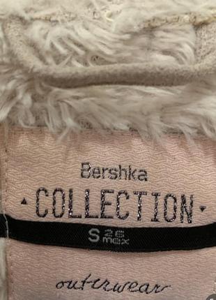 Дубленка молочная bershka3 фото