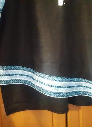 Нова туніка плаття вишиванка оверсайз дві довжини3 фото