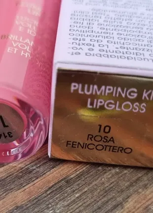 Увлажняющий блеск, придающий объем naj-oleari plumping kiss lipgloss  10