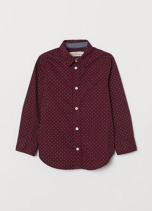 Нова стильна котонова рубашка h&m розм. 104, 110 і 128