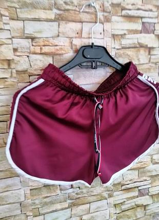 Летние стильные шортики высокая посадка искусственный шелк с лампасами летнее стильное шортики высокая посадк