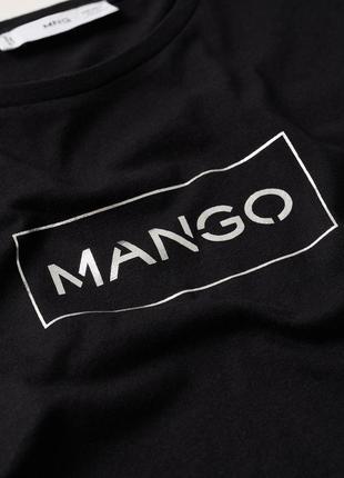 Футболка, бутболка лого, футболка mango, футболка с логотипом, футболка хлопок8 фото
