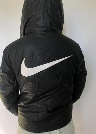 Двухсторонний пуховичек nike🔲3 фото