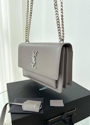 Женская кожаная сумка в стиле yves saint laurent9 фото