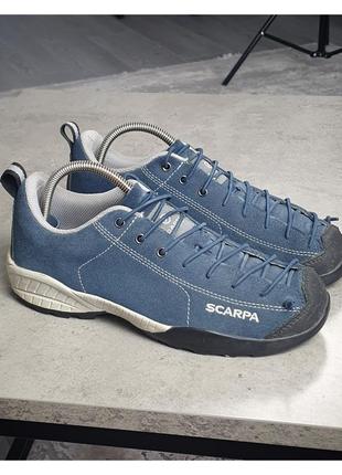 Кожаные кроссовки scarpa