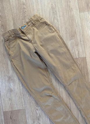 Песочные стрейчевые джинсы б/у некст next 12 лет 152 см