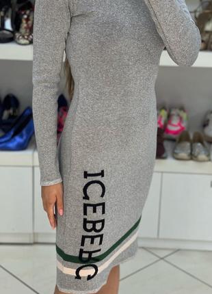 Платье из люрекса iceberg оригинал3 фото