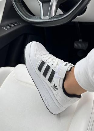 Женские кроссовки adidas Onyx white black адидас форум низкие