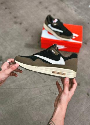 Nike air max 1 x travis scott brown