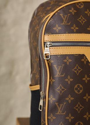 Рюкзак класичний міський louis vuitton шкіряний коричневий