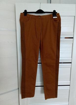 Брендовые новые коттоновые брюки-джинсы р.14.
