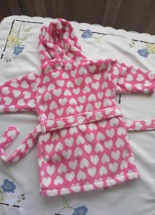 Детский теплый халат 12-18 месяцев7 фото