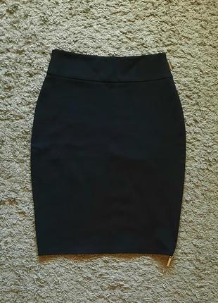 Женская юбка карандаш с молнией сбоку4 фото