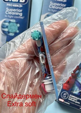 Oralb оралб! спайдермен! сменные насадки! поштучно!4 фото