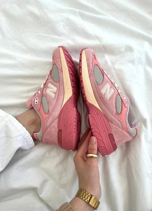 Женские кроссовки new balance 993 pink нью баланс 993 купить5 фото