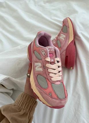 Женские кроссовки new balance 993 pink нью баланс 993 купить6 фото